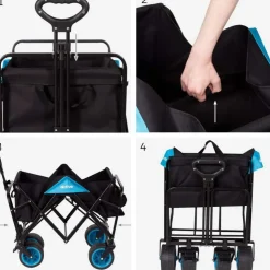 Aktive Carro de playa plegable Carry All