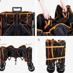 Aktive Carro de playa plegable XXL