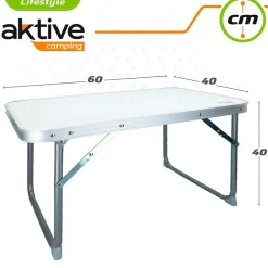 Aktive Mesa plegable baja 60x40x40 cm
