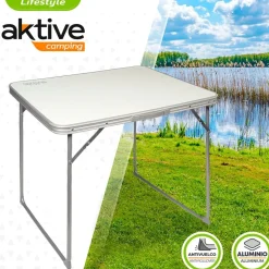 Aktive Mesa plegable 80x60x70 cm