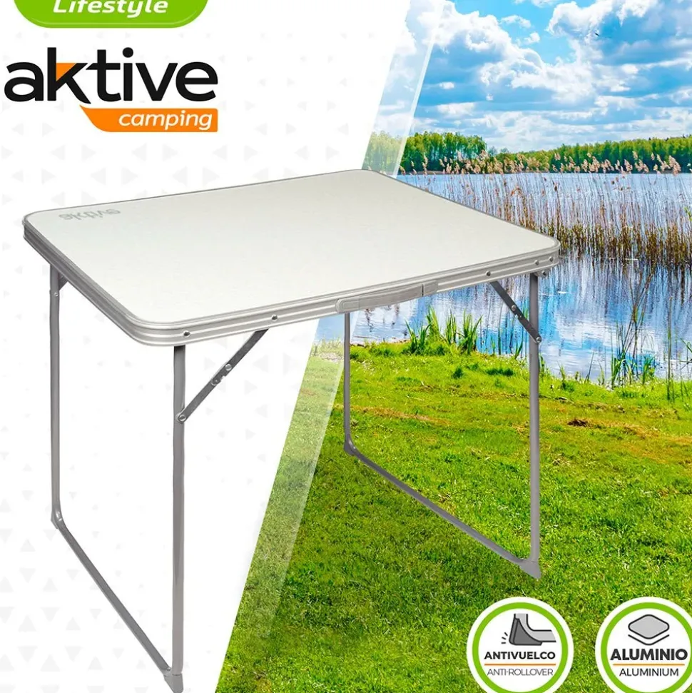 Aktive Mesa plegable 80x60x70 cm