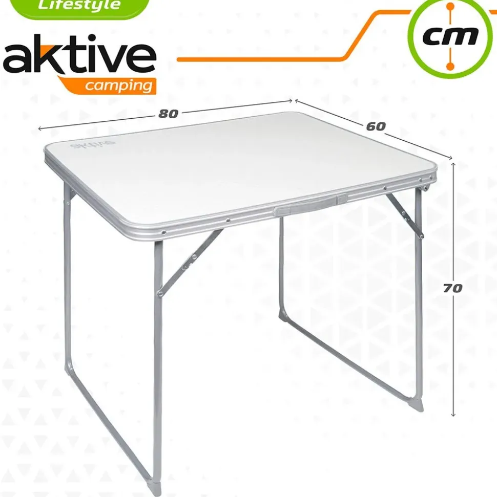 Aktive Mesa plegable 80x60x70 cm