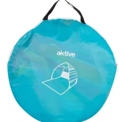 Aktive Parasol UV50 plegable y tienda de playa 140x160x110 cm