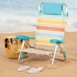 Aktive Silla de playa 62419 7 posiciones 55x50x80 cm