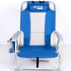 Aktive Silla de playa 5 Positions Loup With Cushions And Pockets