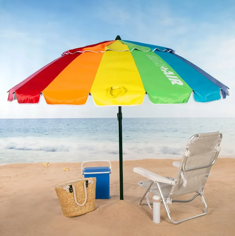 Aktive Sombrilla de playa 195 cm Antivition Beach With Inclinable Mast And UV50 Protection