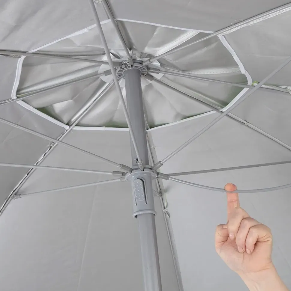Aktive Sombrilla de playa 180 cm Inclinable Mast And UV50 Protection