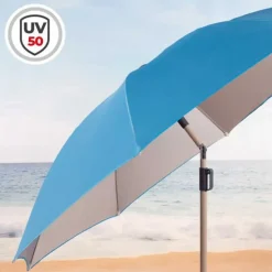 Aktive Sombrilla de playa inclinable grande UV50 Ø 62336 220 cm