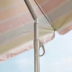 Aktive Sombrilla de playa inclinable a rayas UV50 Ø 62361 180 cm