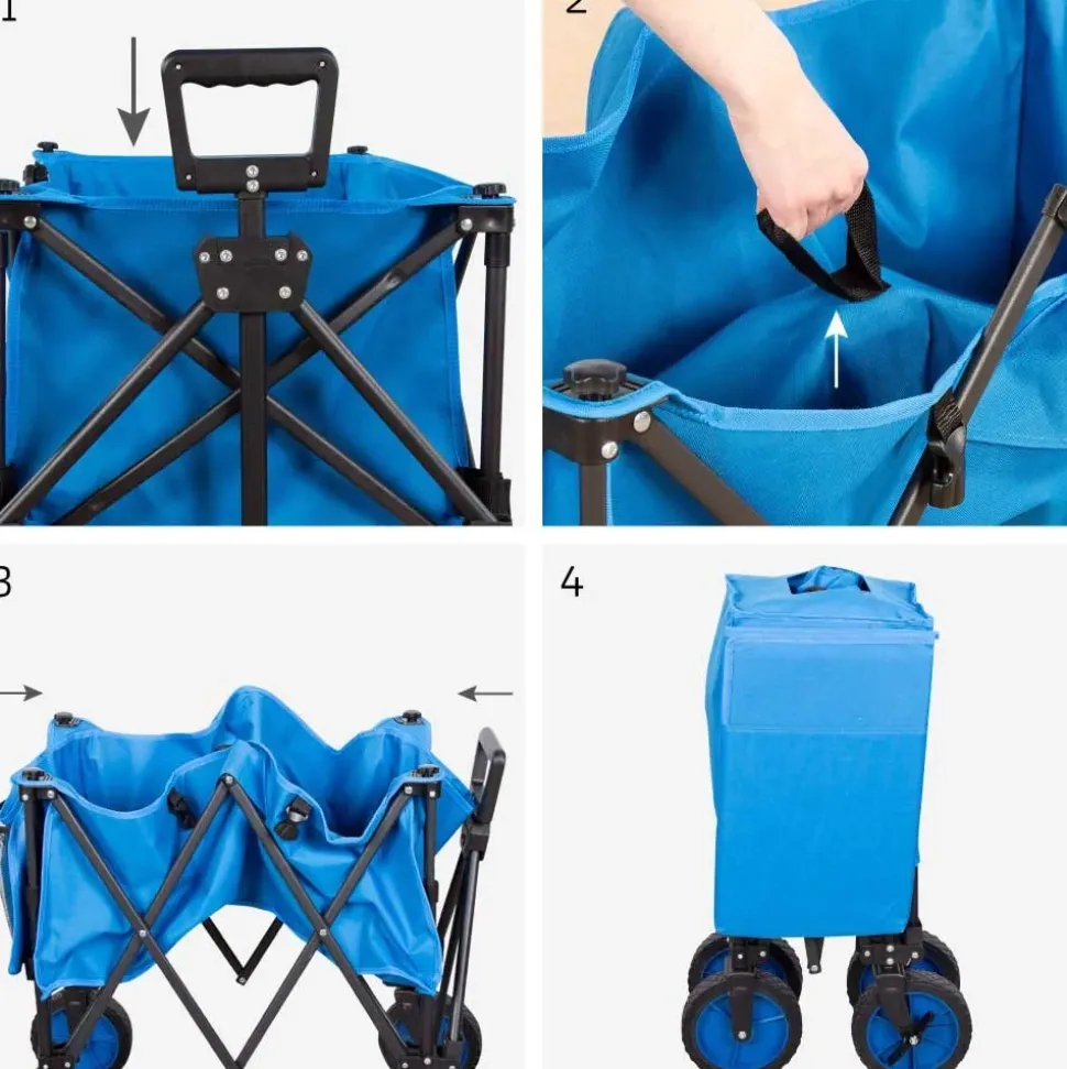 Aktive Vagón plegable y plegable de 360º