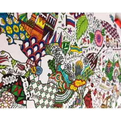 Awesome Maps Mapa Coloring