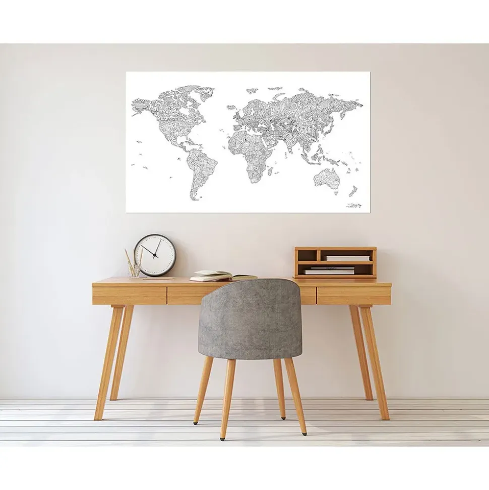 Awesome Maps Mapa Coloring