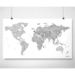 Awesome Maps Mapa Coloring