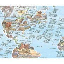 Awesome Maps Mapa de escalada: Los mejores lugares del mundo