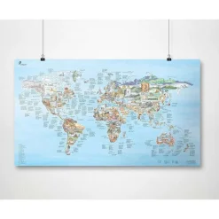 Awesome Maps Mapa de escalada: Los mejores lugares del mundo