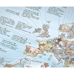 Awesome Maps Mapa de escalada: Los mejores lugares del mundo
