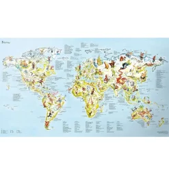 Awesome Maps Mapa de Golf Mejores Campos del Mundo