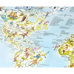 Awesome Maps Mapa de Golf Mejores Campos del Mundo