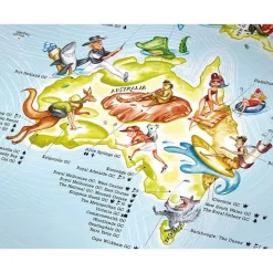 Awesome Maps Mapa de Golf Mejores Campos del Mundo