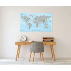 Awesome Maps Mapa de Senderismo Edición Rasca Los Mejores Senderos del Mundo Rasca