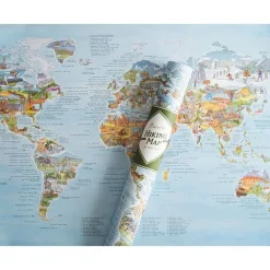Awesome Maps Mapa de Senderismo Mejores Rutas del Mundo