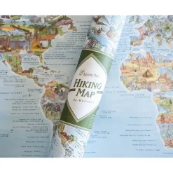 Awesome Maps Mapa de Senderismo Mejores Rutas del Mundo