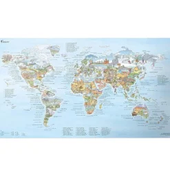 Awesome Maps Mapa de Senderismo Mejores Rutas del Mundo