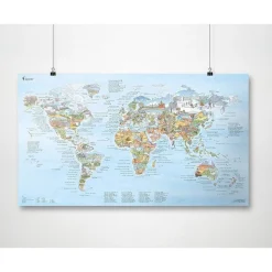 Awesome Maps Mapa de Senderismo Mejores Rutas del Mundo