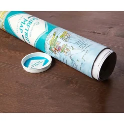 Awesome Maps Mapa Surftrip Best Surf Beaches Of The World Original Colored Edition