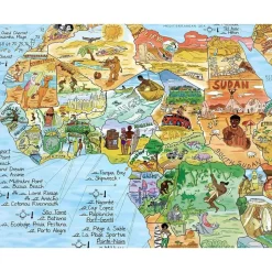 Awesome Maps Mapa Surftrip Best Surf Beaches Of The World Original Colored Edition