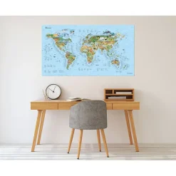 Awesome Maps Mapa Surftrip Best Surf Beaches Of The World Original Colored Edition