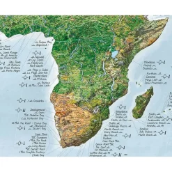 Awesome Maps Mapa Surftrip Green Edition Best Surf Beaches Of The World Green Edition