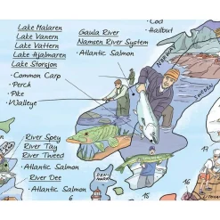 Awesome Maps Mejores lugares de pesca del mundo