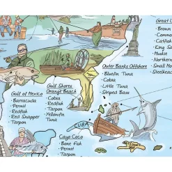 Awesome Maps Mejores lugares de pesca del mundo