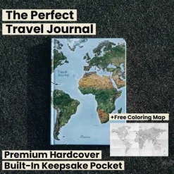 Awesome Maps Póster Travel journal ´green map´