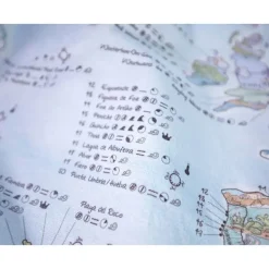 Awesome Maps Toalla Mapa de kitesurf: los mejores lugares del mundo