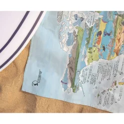 Awesome Maps Toalla Mapa de kitesurf: los mejores lugares del mundo