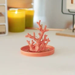 Balvi Anillo de porcelana para colgar en forma de coral