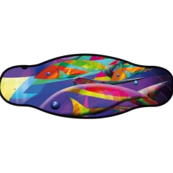 Best Divers Funda para la correa de la máscara de buceo Psychedelic Double Velcro Tape