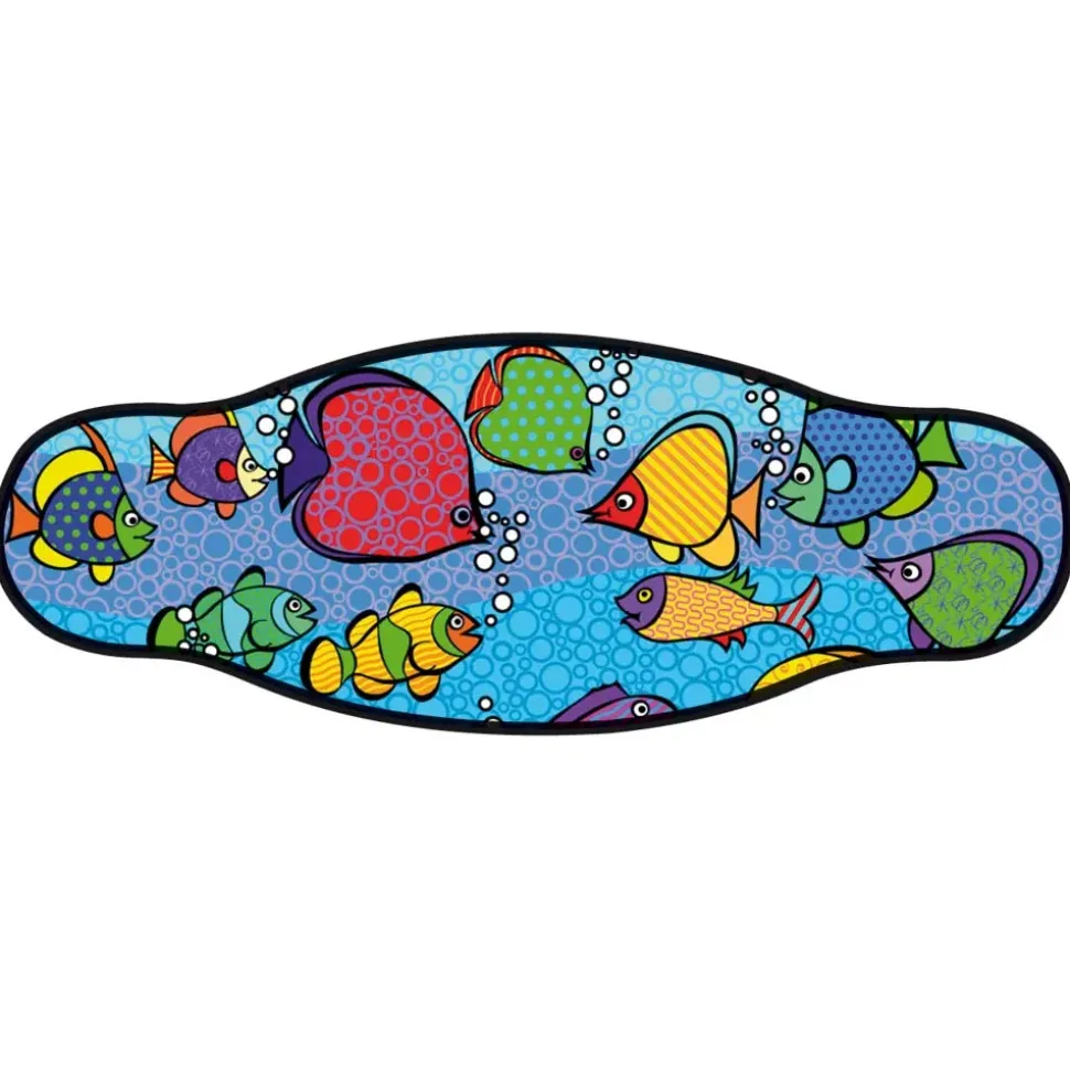 Best Divers Funda para la correa de la máscara de buceo Aquarium With Velcro Tape