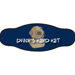 Best Divers Funda para la correa de la máscara de buceo Divers Hard Hat Double Layer Tape