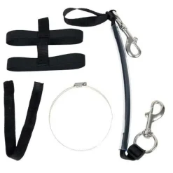 Best Divers Kit de correa para botella de buceo Stage Tank Strap 160/180 mm