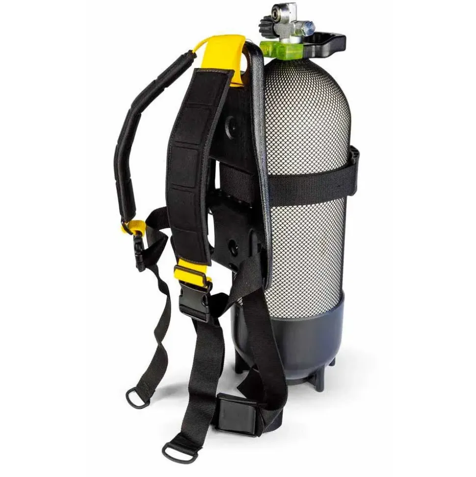 Best Divers Sistema de arnés con placa trasera Tank Backpack with Shoulder Straps