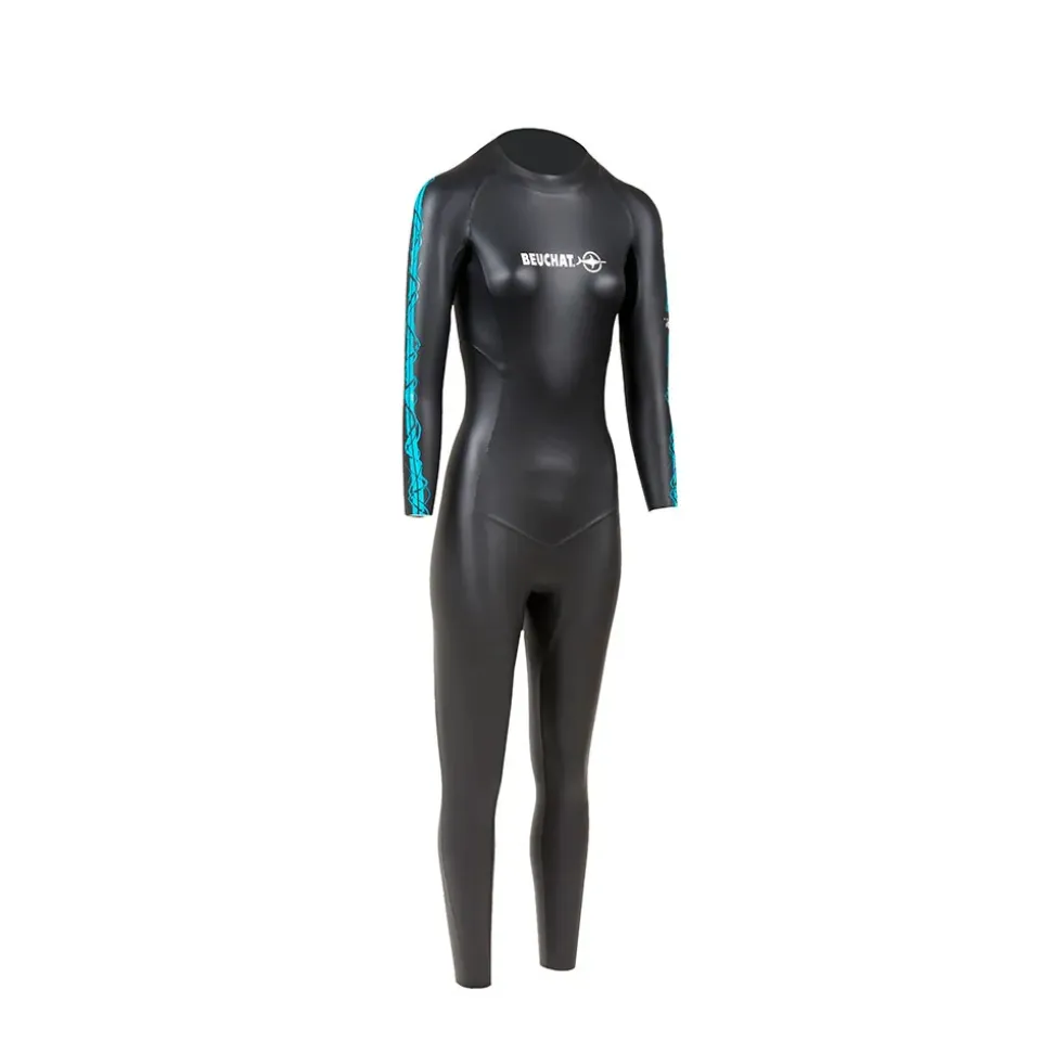 Beuchat Traje de neopreno de manga larga para mujer 520301 Zento 2 mm