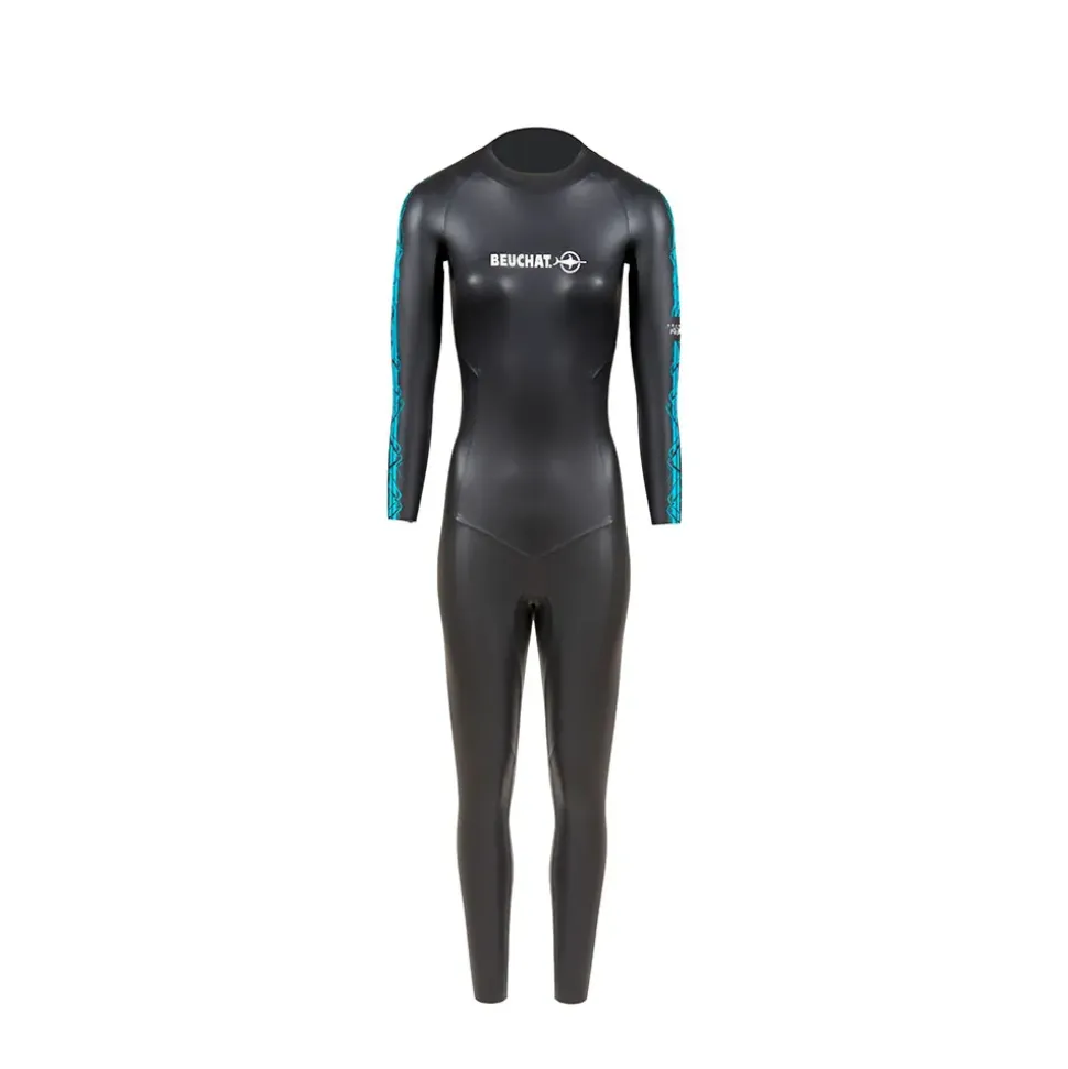 Beuchat Traje de neopreno de manga larga para mujer 520301 Zento 2 mm
