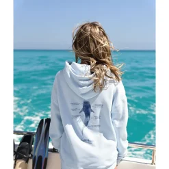 Blue Moana Sudadera con capucha Whale Shark