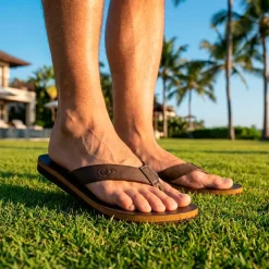 Brasileras Chanclas Leder