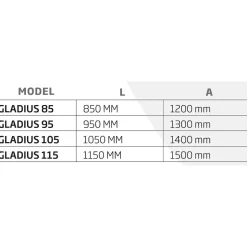 C4 Fusil de pesca submarina de gomas Gladius