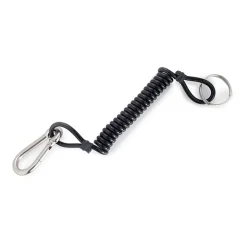 Divemarine Acollador de poliuretano en espiral con kevlar® y mosquetón con anilla partida 60 mm
