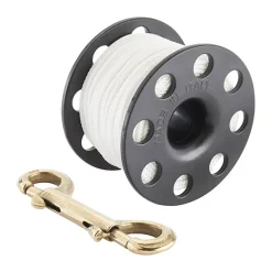 Divemarine Bobina 30 m LineBrass Bolt Snap 90 mm Delrin Finger